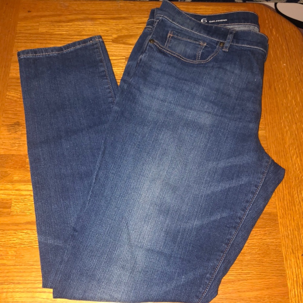 LOFT girlfriend jeans